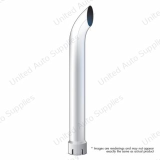 6" Curved Expanded/Slotted Bottom Exhaust - 48" L