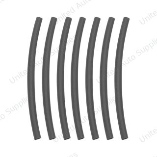 3/16" I.D. Black Heat Shrink Tubing, 4" Long (7-Pack)