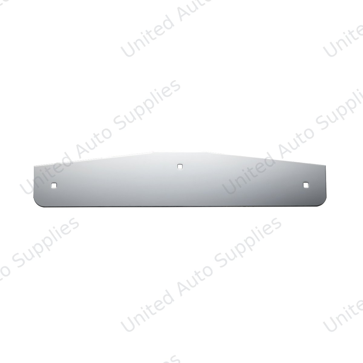 4" X 20" Chrome Standard Bottom Mud Flap Plate - Bolt Thru