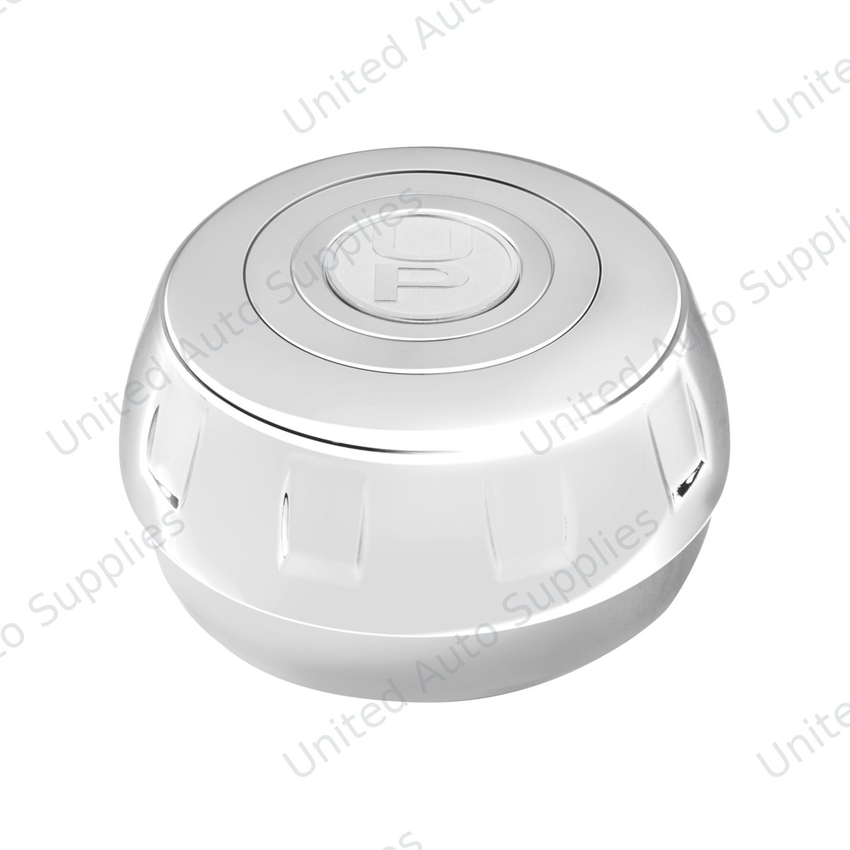 Chrome Steering Wheel Hub & Horn Button Kit For Peterbilt (2006+) & Kenworth (2003+)