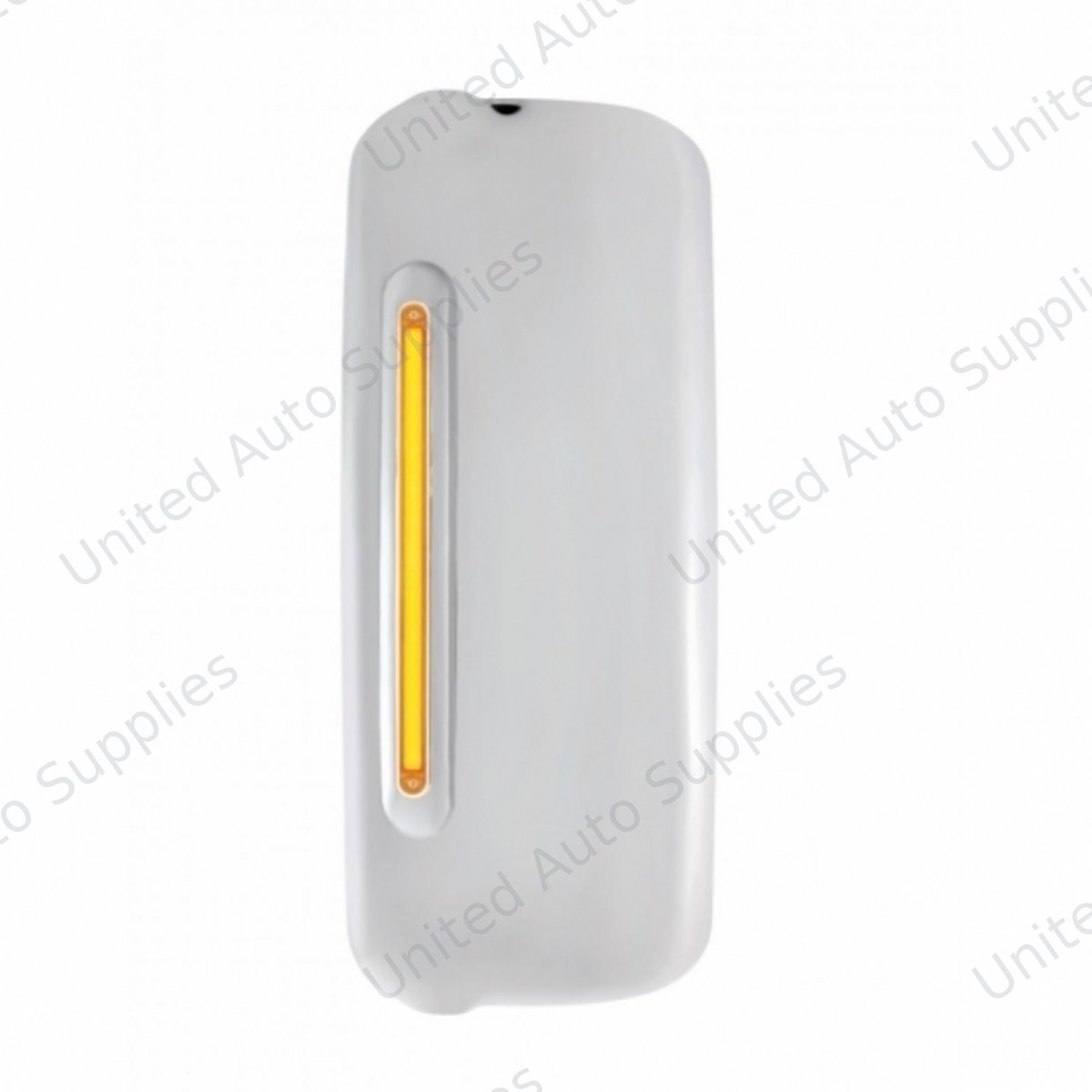 Mirror Cover With 24 Amber LED 12" GloLight For 2005+ Freightliner Century/Columbia- Driver-Amber Lens