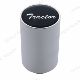 "Tractor" 3" Air Valve Knob - Black Glossy Sticker