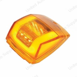 GloLight 24 LED Square Cab Light - Amber LED/Amber Lens