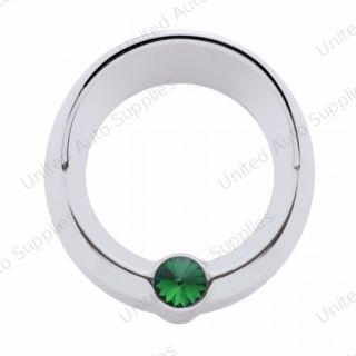 Signature Series Small Gauge Cover With Visor For Freightliner - Green Crystal