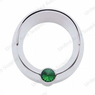 Signature Series Small Gauge Cover With Visor For Freightliner - Green Crystal
