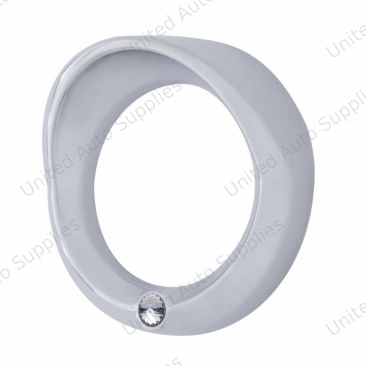 Signature Series Small Gauge Cover With Visor For 2006+ Peterbilt - Clear Crystal