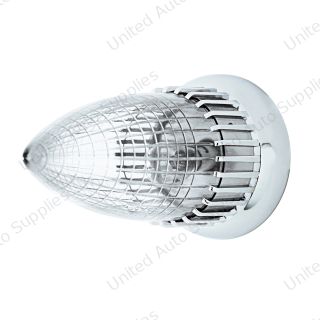 1959 Cadillac Style Tail Light With Flush Mount Bezel, Clear Lens