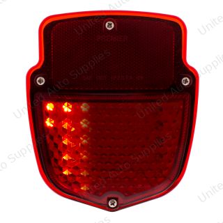 38 LED Sequential Tail Light Assembly With SS Housing For 1953-56 Ford Truck - R/H