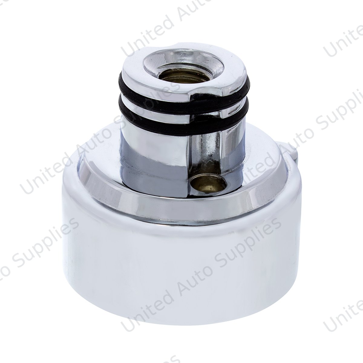 Gearshift Adapter W/LED Mount For Eaton-Fuller 9/10 Speed - Chrome/Vertical (Bulk)