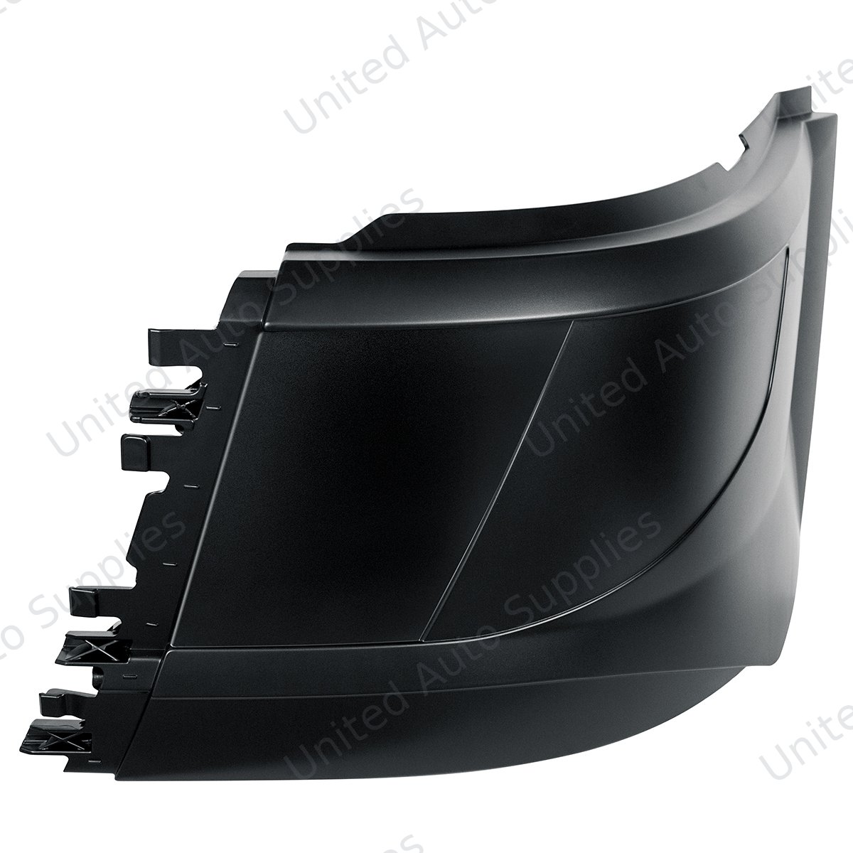 Bumper End Without Fog Light For 2015-2017 Volvo VNL Short Hood With Aero Style Bumper - Driver