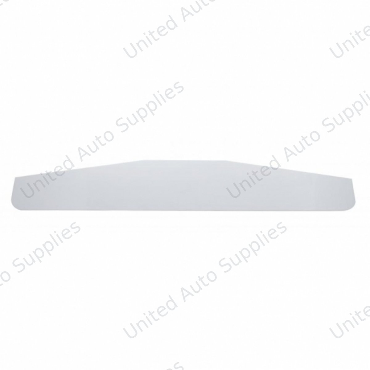 3" X 16" 304 Stainless Standard Bottom Mud Flap Plate - Welded Stud