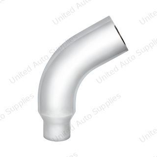 Chrome 58 Degree Angled Exhaust Elbow For Peterbilt 379 - Straight 5" OD To 5" OD