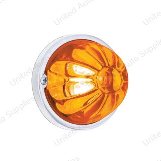 Glass Watermelon Light Kit With 4 LED Light-Amber LED/Amber Lens