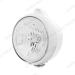 Chrome Guide 682-C Headlight Crystal H4 & Dual Mode LED Signal - Clear Lens