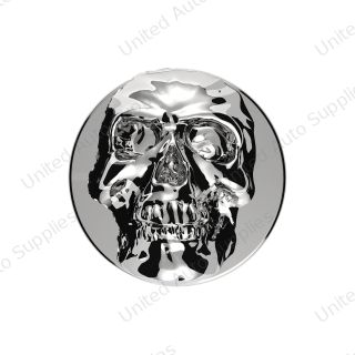 Skull Air Valve Knob - Chrome
