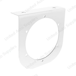 Stainless Light Bracket With Single 4" Light Cutout
