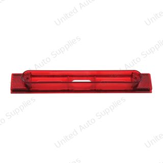 Conspicuity Reflector Plate Light Housing - Red (Bulk) (Each)