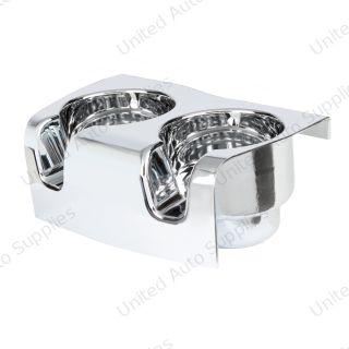 Chrome Plastic Cup Holder For Kenworth W900/T800 (2006+) And T660 (2007-2017)