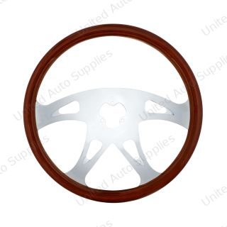 18" Chrome Boss Steering Wheel