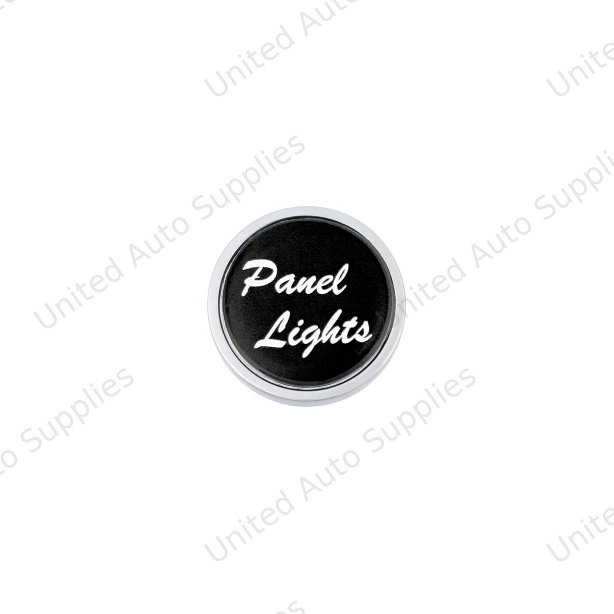 "Panel Lights" Dash Knob - Black Glossy Sticker