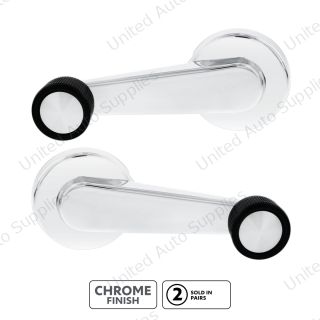 Chrome Window Crank Handle For 1981-1986 Chevrolet & GMC Truck(Pair )