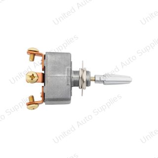 All Metal Heavy Duty Toggle w/ 3 Screw Terminals 50 Amp 12V S.P.S.T. On/Off/On 1 Pc.