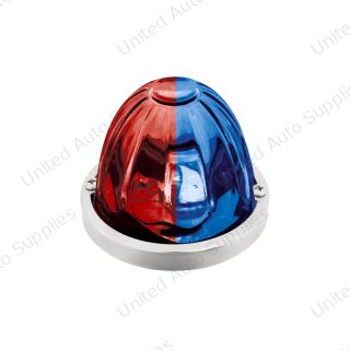 Double Fury 4 LED Dual Function Glass Watermelon Light -Red & Blue LED