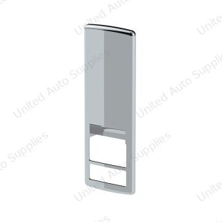Chrome Door Switch Cover With Power Windows/Door Locks For 2018-2026 Freightliner Cascadia - Passenger