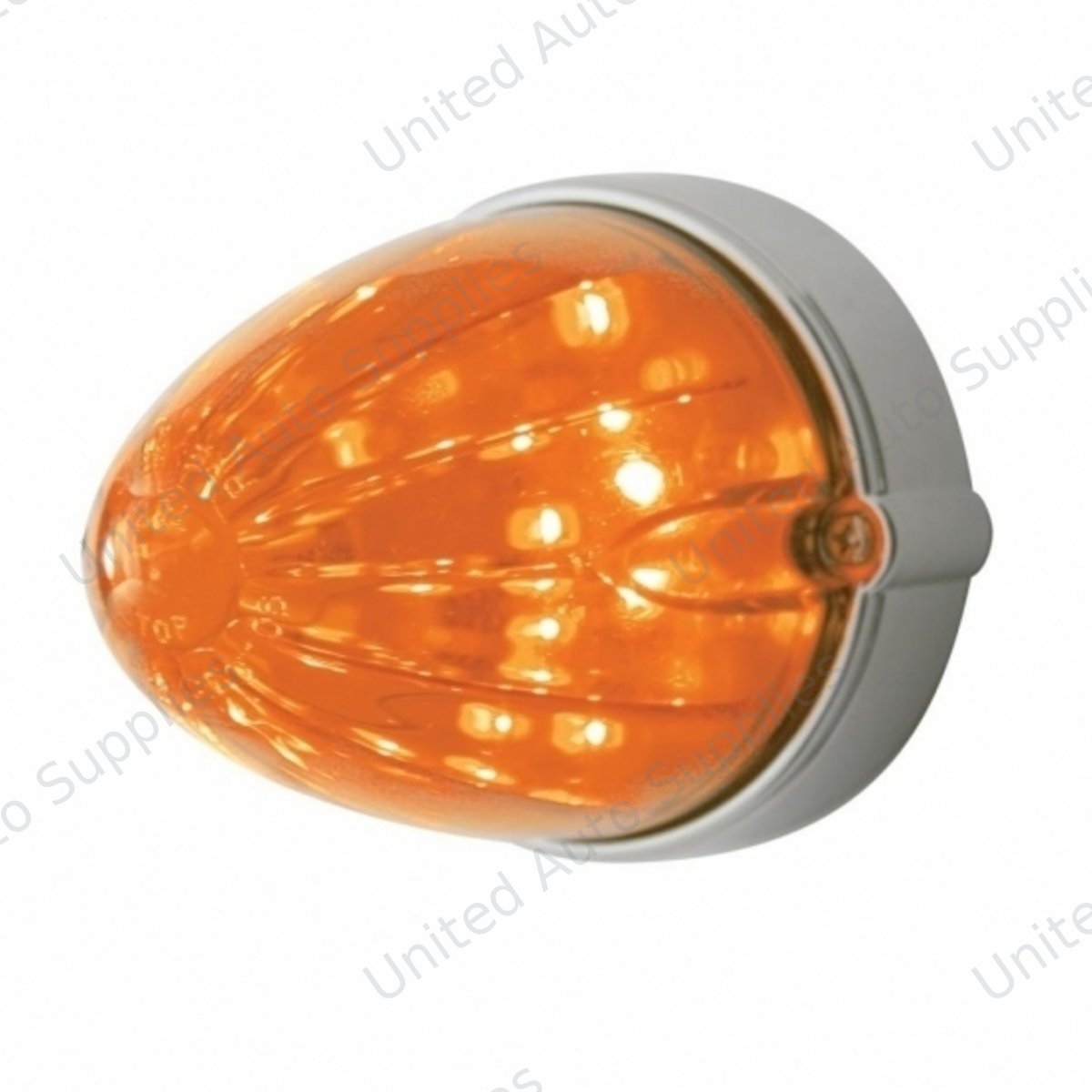 19 LED Watermelon Grakon 1000 Flush Mount Kit - Amber LED/Dark Amber Lens