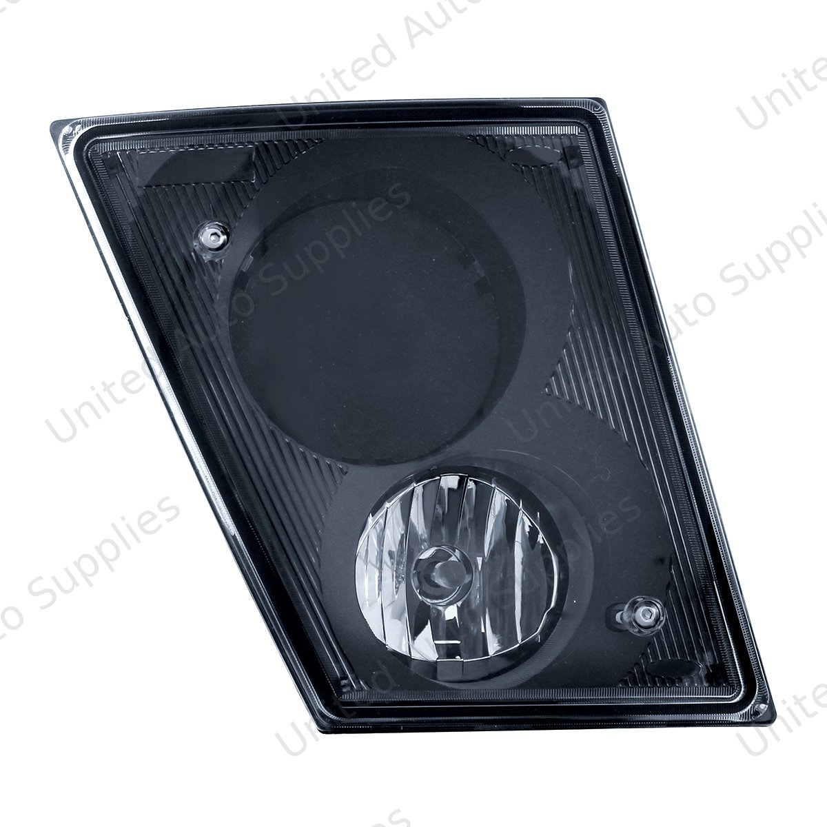 Black Fog Light Assembly For 2003-2017 Volvo VN/VNL - Passenger
