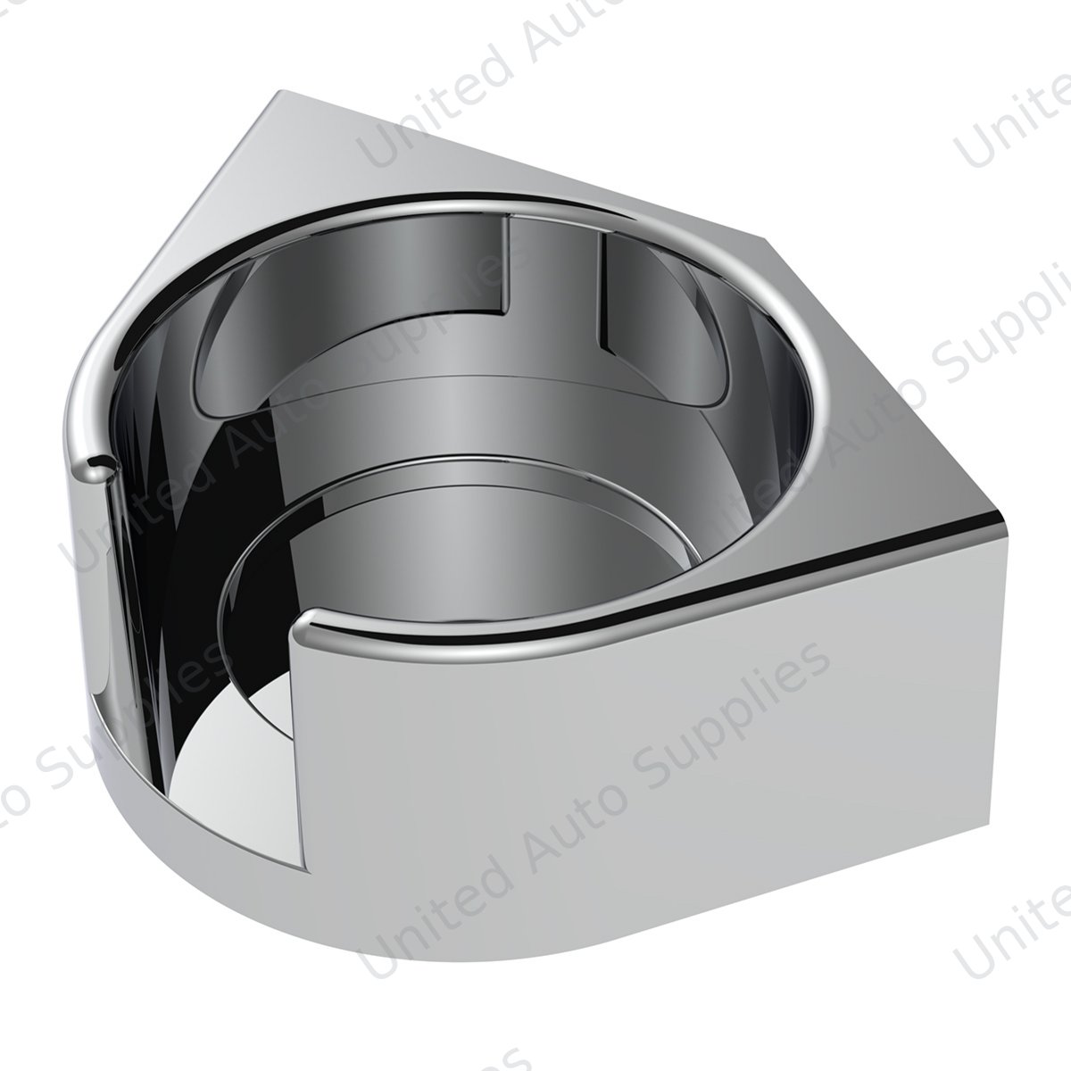 Chrome Plastic Cup Holder For 1986 & Up Freightliner Classic & FLD - Driver