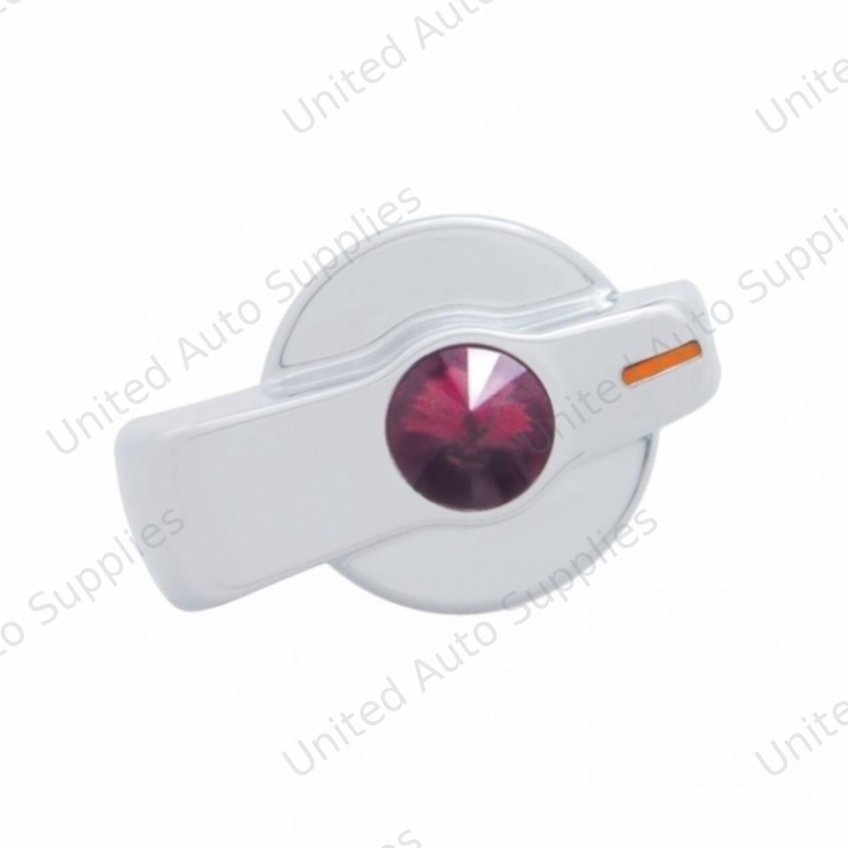 A/C Knob (Newer Model) With Purple Crystal For 2005-2010 Freightliner