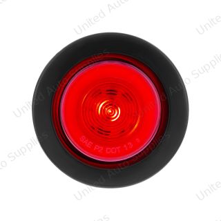 GloLight 9 LED 2.5" Round Clearance/Marker Light Kit - Red LED/Red Lens