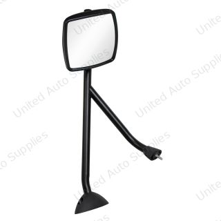 Black Hood Mirror Assembly For 2006-2017 International Prostar - Driver