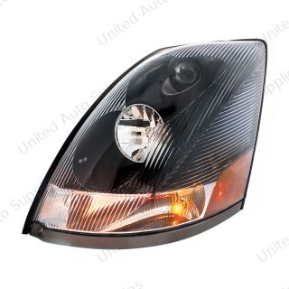Blackout Headlight For 2003-2017 Volvo VN - Driver - Competition Series