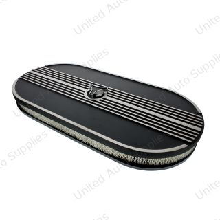 Aluminum Oval Air Cleaner For Single 4 Barrel Carburetor