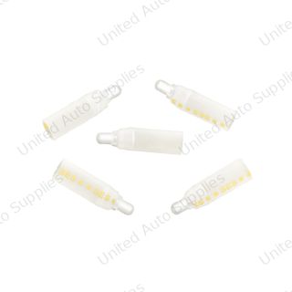 18-10 AWG CS Closed-End Heat Shrink Connector - Clear w/ Yellow Dash (5-Pack)