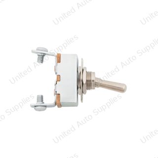 Heavy Duty All Metal Toggle w/ 2 Screw Terminals 20 Amp 12V S.P.S.T. On/Off 1 Pc.