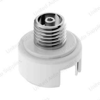 M30X3.5 Thread-On Shift Knob Mounting Adapter For Eaton Fuller Style 13/15/18 Shifter - Pearl White