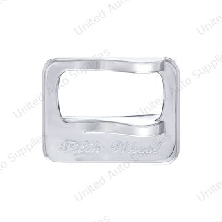 Chrome Plastic Rocker Switch Cover For Peterbilt - Fifth Wheel