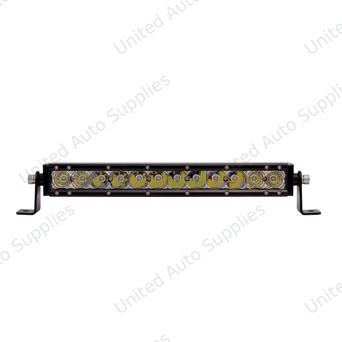 12 High Power CREE LED Single Row 12.5" Light Bar - Spot & Flood