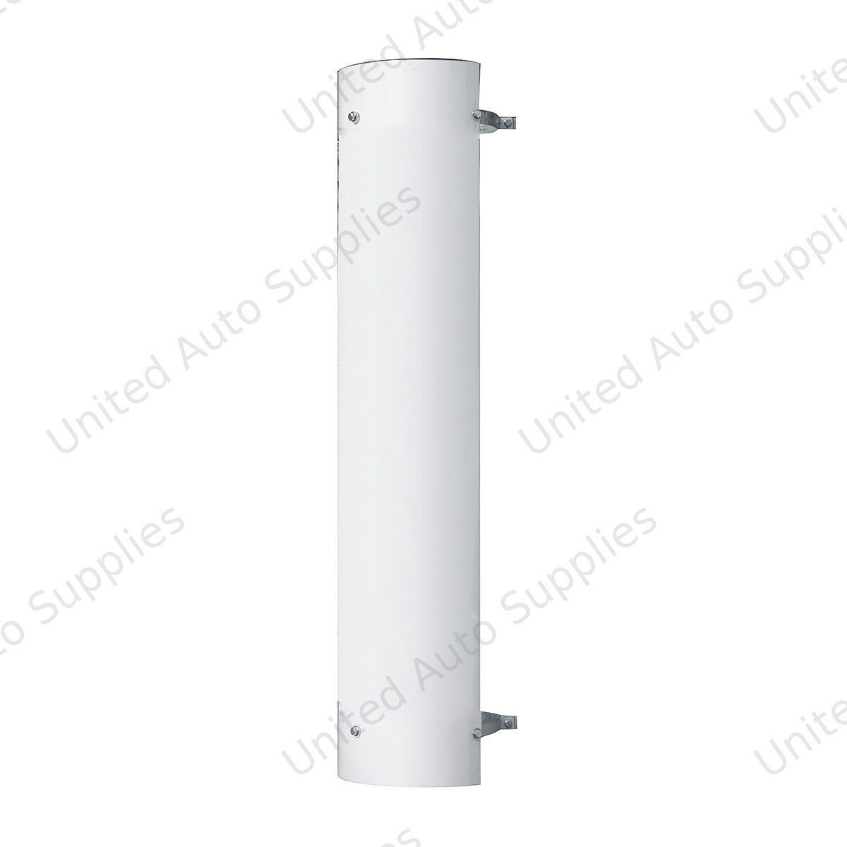 48" Tall 270 Degree Stainless Exhaust Muffler Shield For 10" Diameter Exhaust - Plain