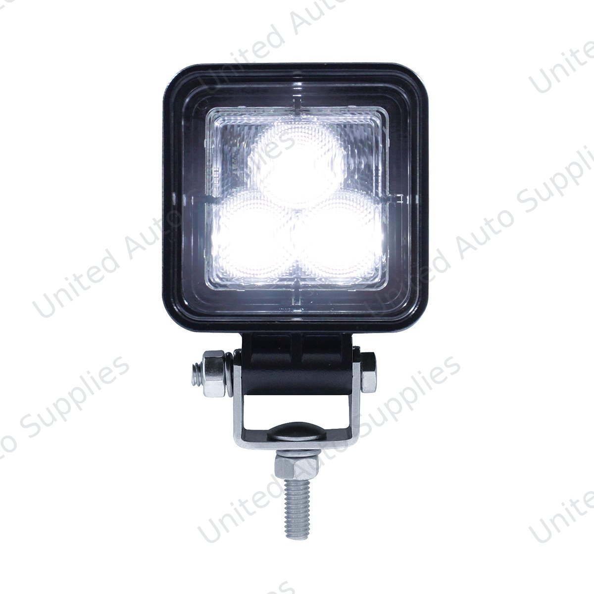 3 High Power 3 Watt LED Square Compact Work Light - Flood Light (Retail)