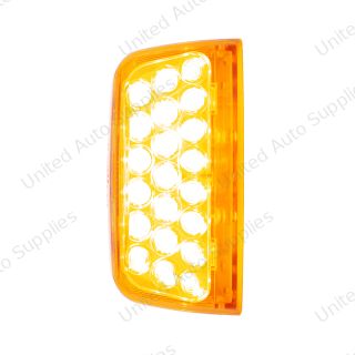 31 LED Turn Signal Light For 1987-2007 Peterbilt 379/378/357 - Amber LED/Amber Lens