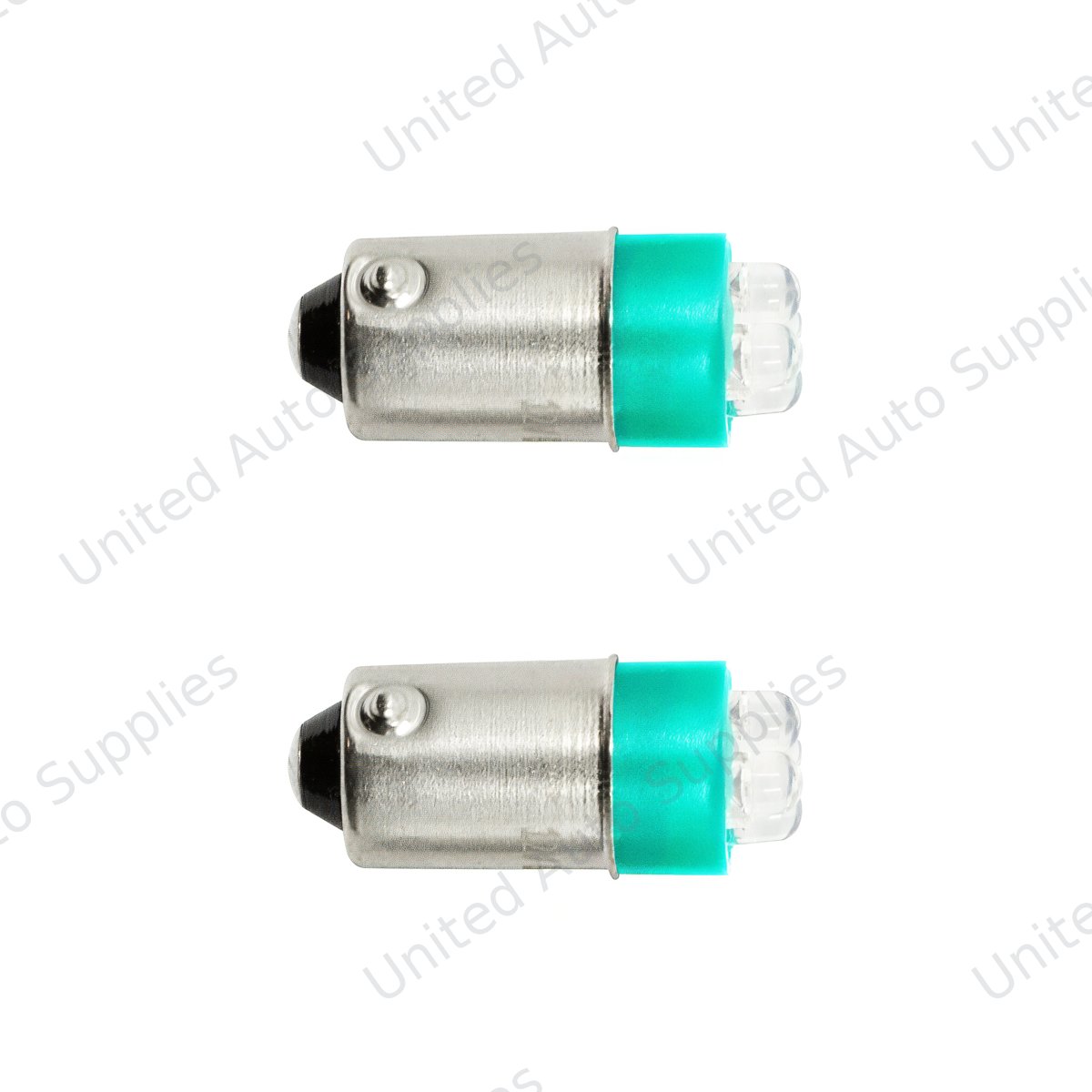 4 Micro LED 1893 Type Bulb - Green (2-Pack)