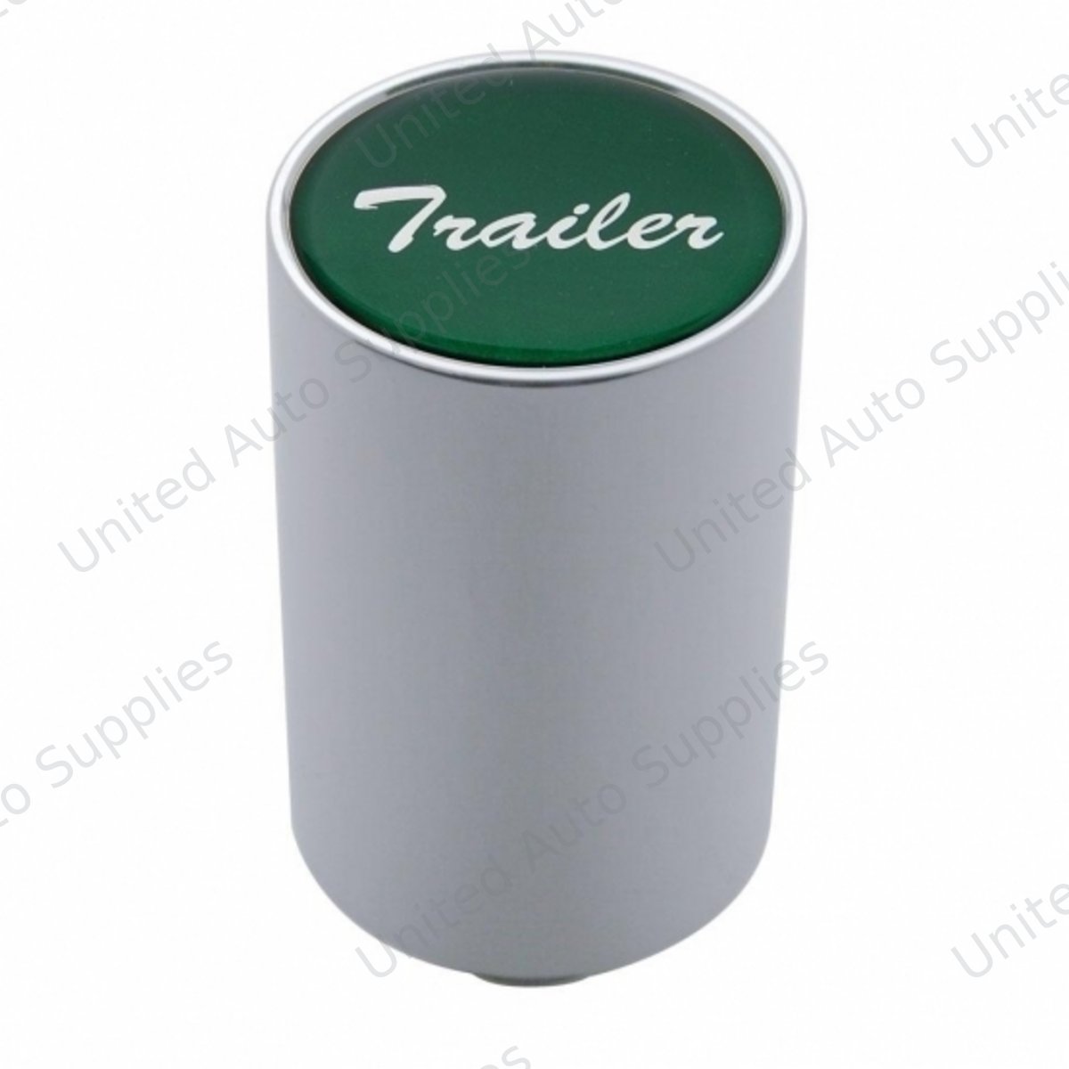 "Trailer" 3" Air Valve Knob - Green Glossy Sticker