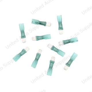 16-14 AWG .250 Tab CSS Heat Shrink M Disconnect - Blue (10-Pack)