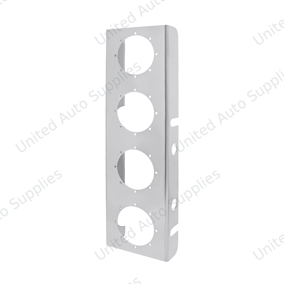 430 Stainless Steel Front Air Cleaner Bracket With Four 2" Round Light Cutouts (Pair)