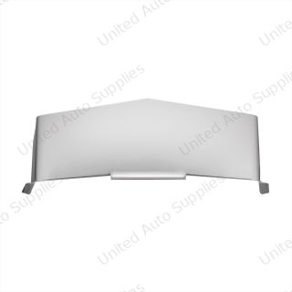 Stainless Steel Visor For 4" X 6" Rectangular Headlight, Flat Top Style