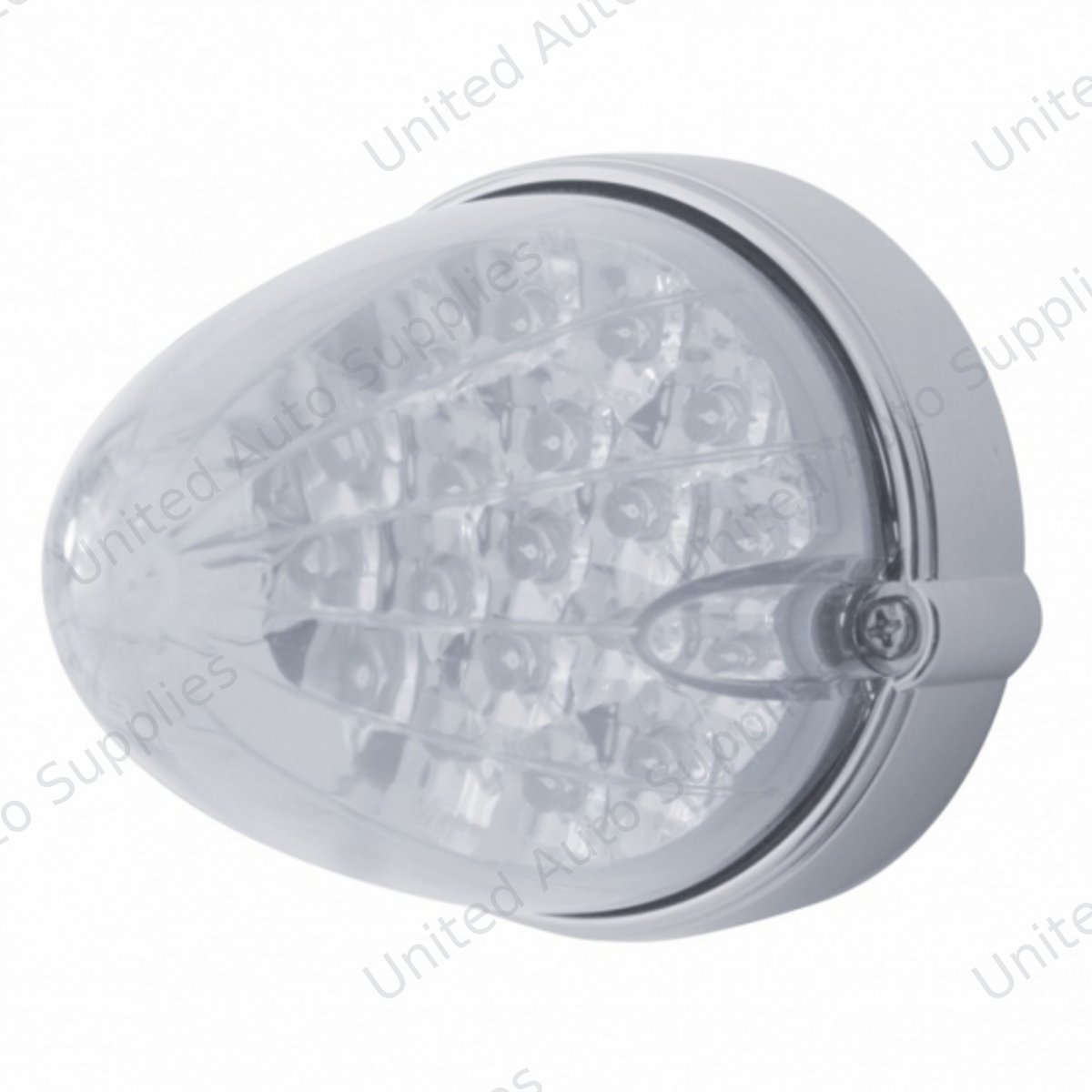 19 LED Reflector Grakon 1000 Flush Mount Kit - Amber LED/Clear Lens